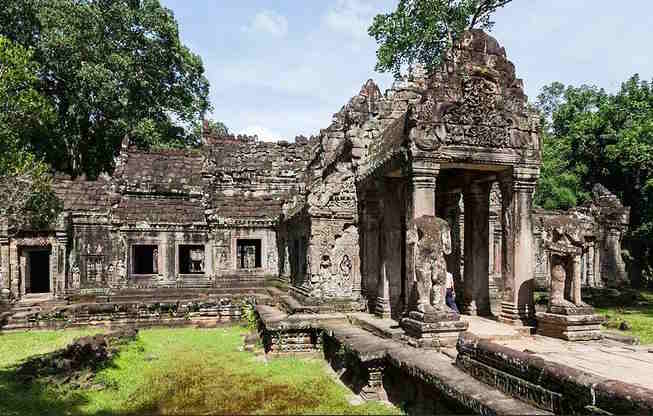 Preah Khan au nord du parc archéologique d’Angkor, bien plus qu’un temple